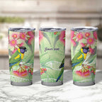 Australian Rainbow Lorikeet and Eucalyptus Tumbler Cup Spirit of Aussie Aboriginal Dot Art - Aussie Hoodie