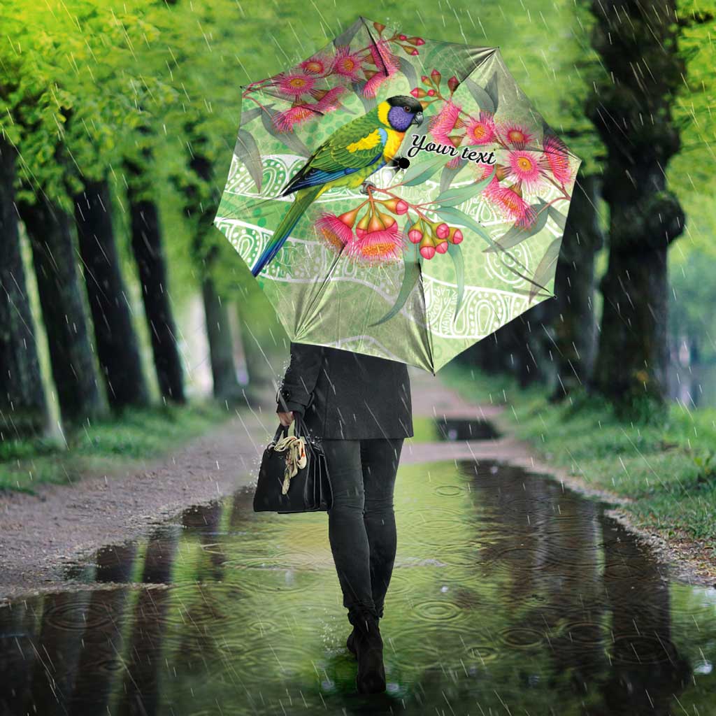 Australian Rainbow Lorikeet and Eucalyptus Umbrella Spirit of Aussie Aboriginal Dot Art - Aussie Hoodie