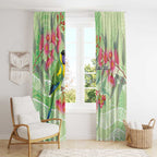 Australian Rainbow Lorikeet and Eucalyptus Window Curtain Spirit of Aussie Aboriginal Dot Art - Aussie Hoodie