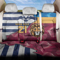 Brisbane-Geelong Football Custom Back Car Seat Cover Cracked Metal Style