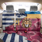 Brisbane-Geelong Football Custom Back Car Seat Cover Cracked Metal Style