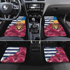 Brisbane-Geelong Football Custom Car Mats Cracked Metal Style