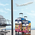 Brisbane-Geelong Football Custom Luggage Cover Cracked Metal Style