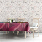 Brisbane-Geelong Football Custom Tablecloth Cracked Metal Style