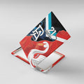 Swans-Port Adelaide Football Custom Canvas Wall Art Cracked Metal Style