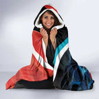 Swans-Port Adelaide Football Custom Hooded Blanket Cracked Metal Style