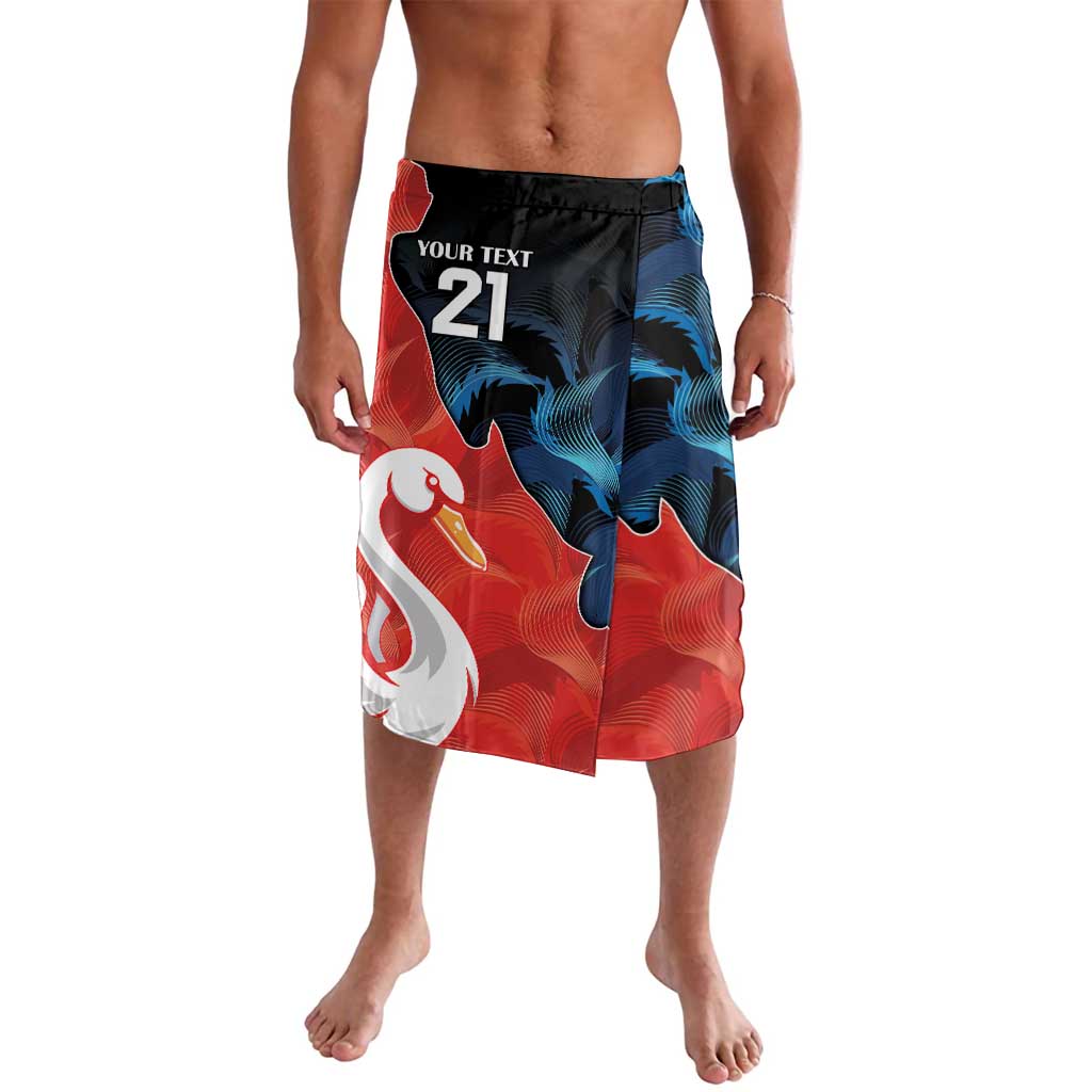 Swans-Port Adelaide Football Custom Lavalava Cracked Metal Style