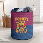 Brisbane Lions Back-to-Back Premiers Laundry Basket