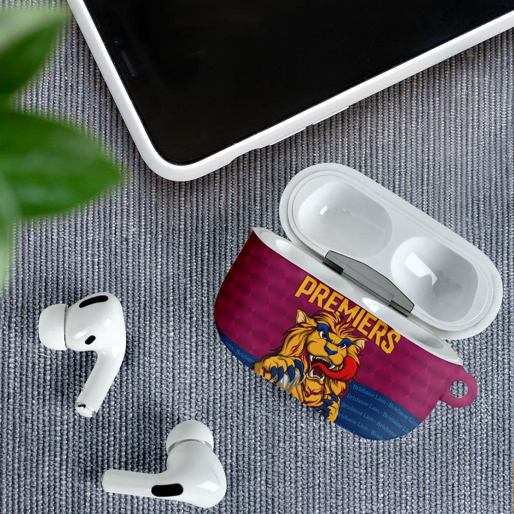 Brisbane Lions Back-to-Back Premiers AirPods Case