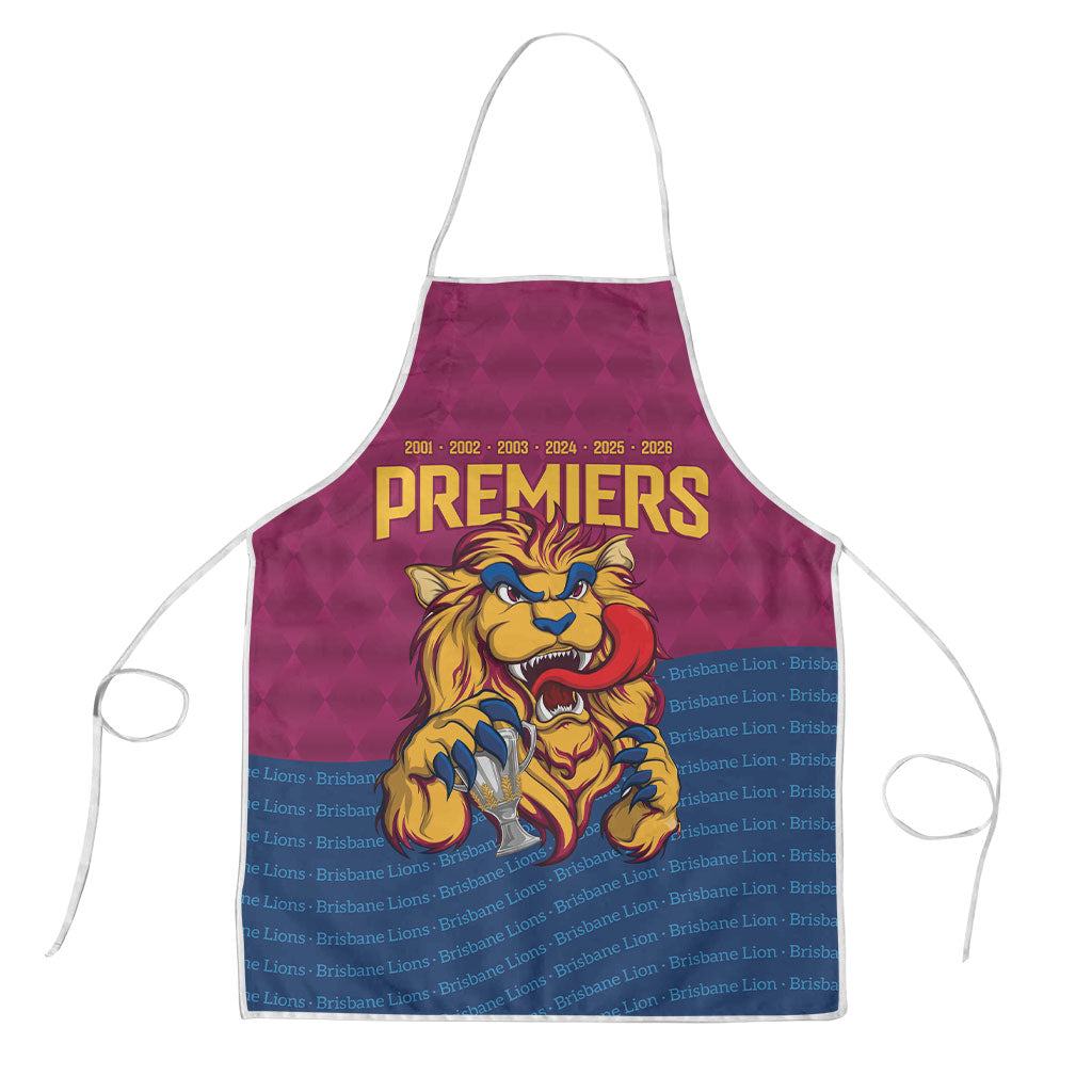 Brisbane Lions Back-to-Back Premiers Apron