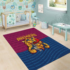 Brisbane Lions Back-to-Back Premiers Area Rug