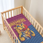 Brisbane Lions Back-to-Back Premiers Baby Bed Cover