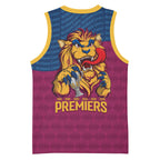 Brisbane Lions Back-to-Back Premiers Basketball Jersey