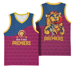 Brisbane Lions Back-to-Back Premiers Basketball Jersey