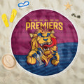 Brisbane Lions Back-to-Back Premiers Beach Blanket