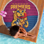 Brisbane Lions Back-to-Back Premiers Beach Blanket