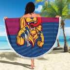 Brisbane Lions Back-to-Back Premiers Beach Blanket