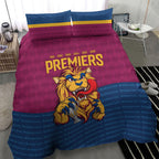 Brisbane Lions Back-to-Back Premiers Bedding Set