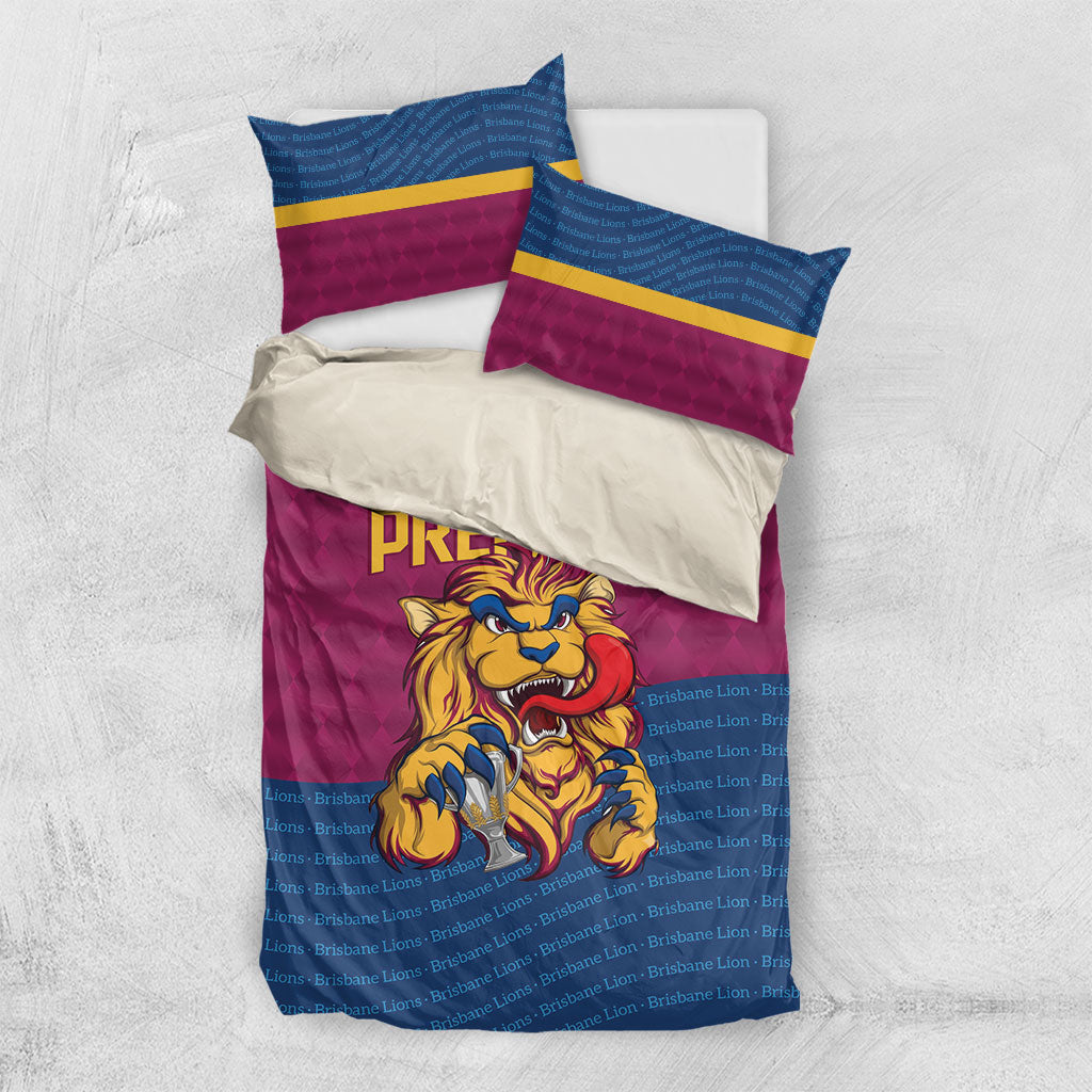 Brisbane Lions Back-to-Back Premiers Bedding Set