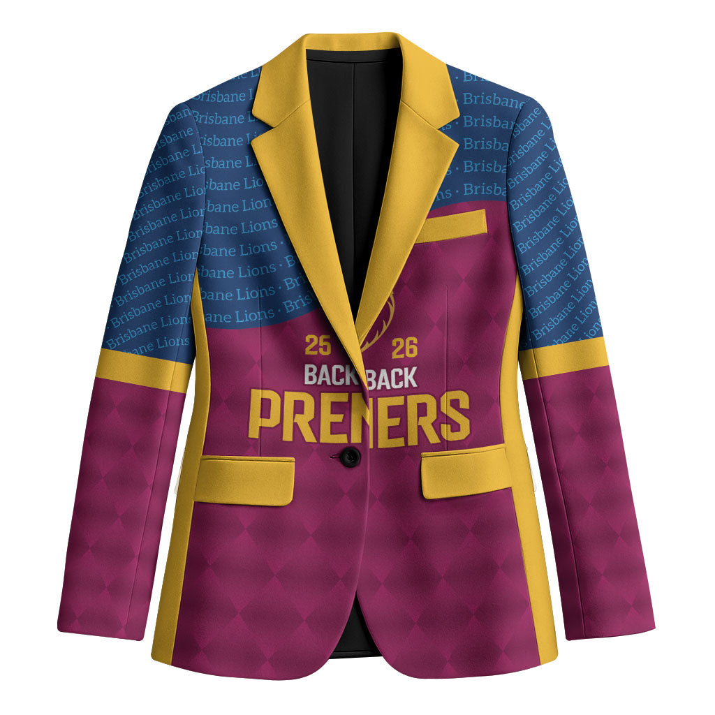 Brisbane Lions Back-to-Back Premiers Blazer