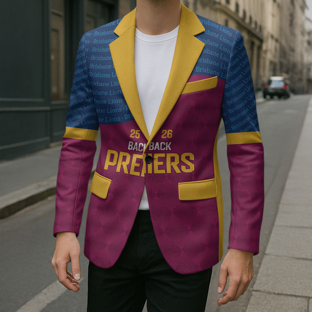 Brisbane Lions Back-to-Back Premiers Blazer