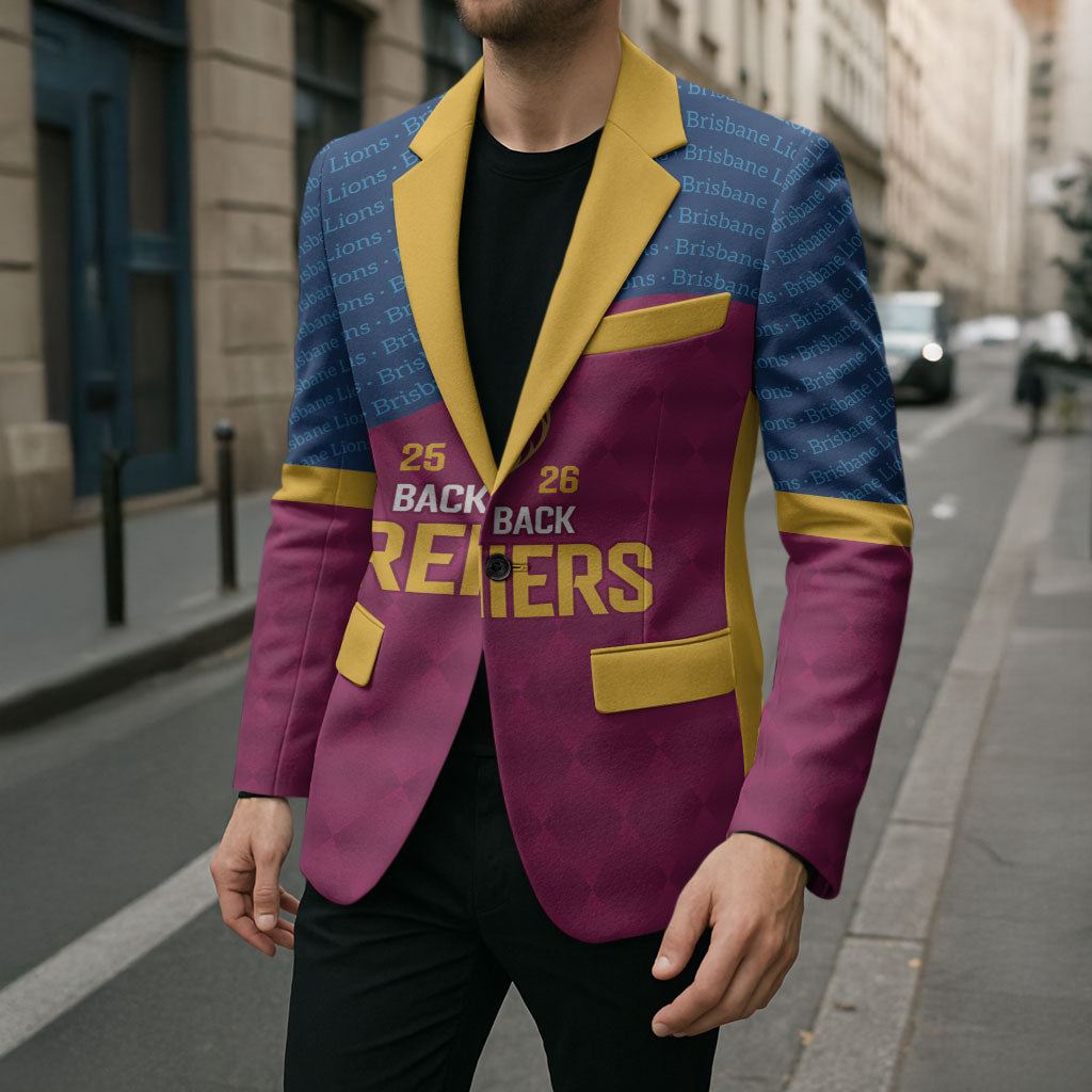 Brisbane Lions Back-to-Back Premiers Blazer