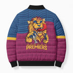 Brisbane Lions Back-to-Back Premiers Bomber Puffer Jacket