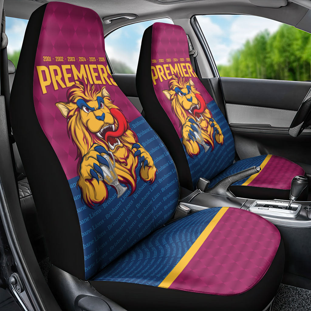Brisbane Lions Back-to-Back Premiers Car Seat Cover