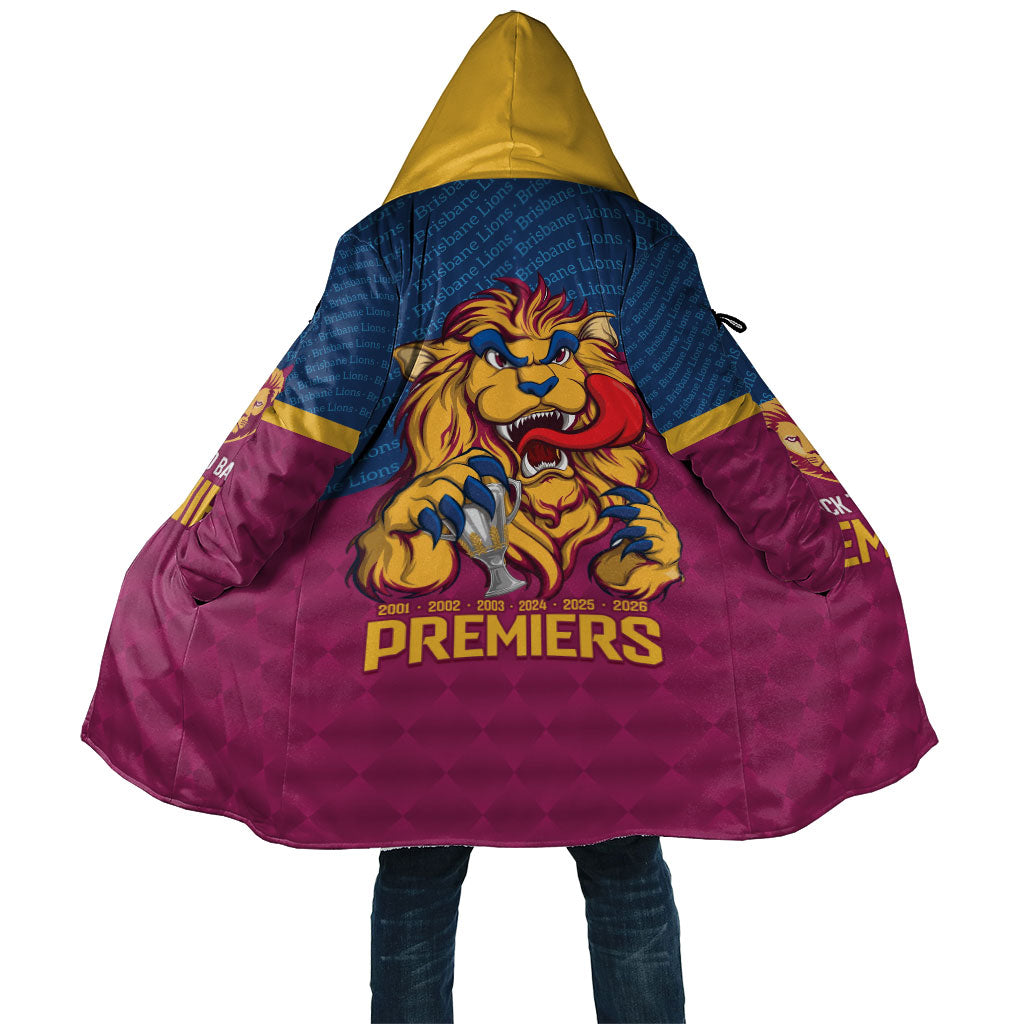 Brisbane Lions Back-to-Back Premiers Cloak