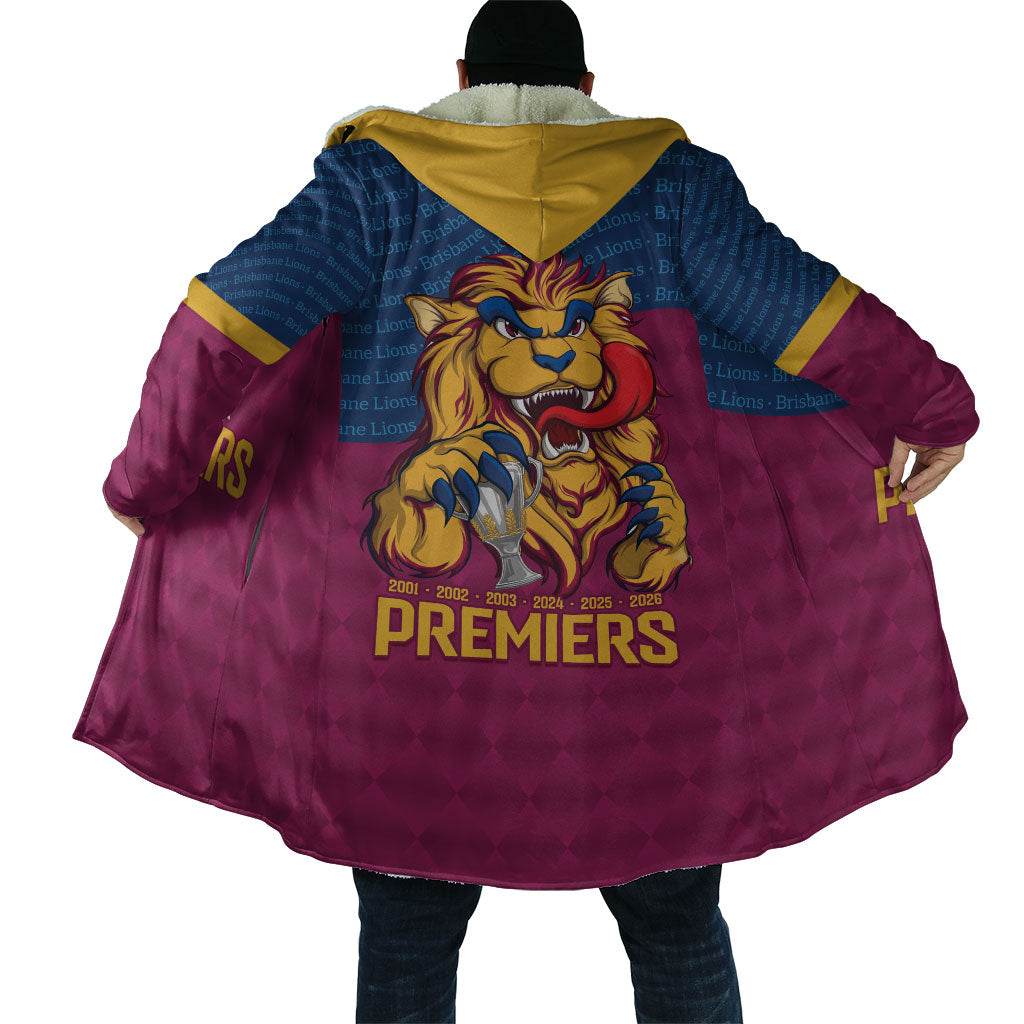 Brisbane Lions Back-to-Back Premiers Cloak