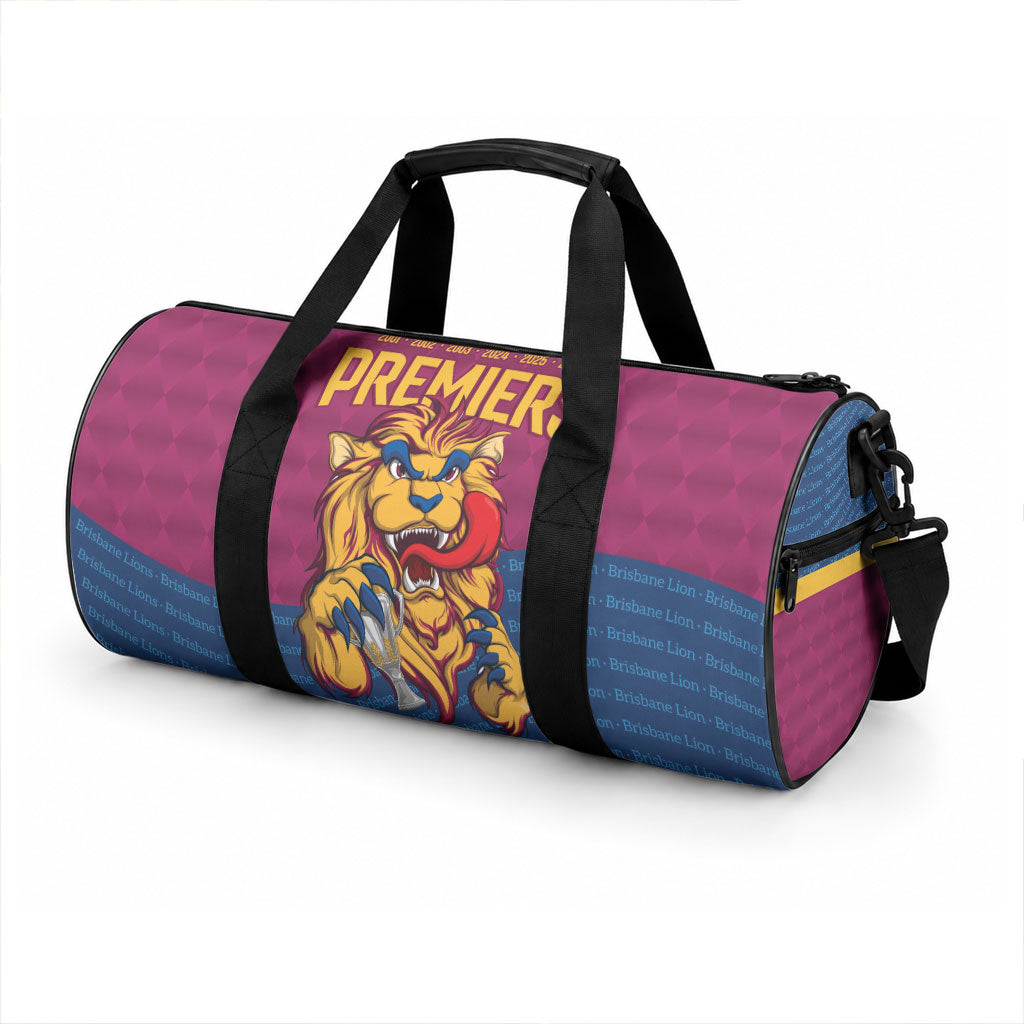 Brisbane Lions Back-to-Back Premiers Duffle Bag