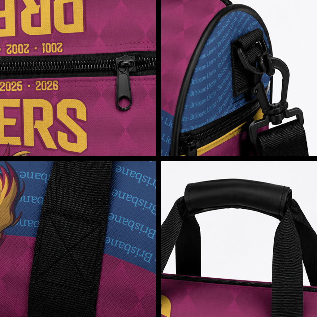 Brisbane Lions Back-to-Back Premiers Duffle Bag