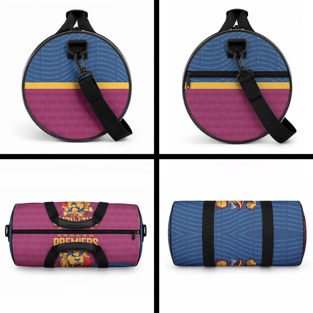 Brisbane Lions Back-to-Back Premiers Duffle Bag