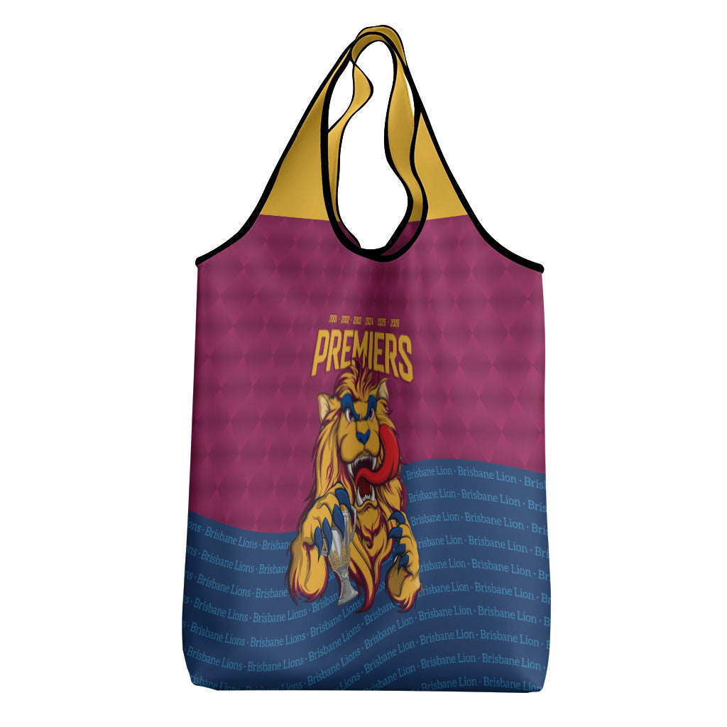 Brisbane Lions Back-to-Back Premiers Grocery Bag