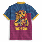 Brisbane Lions Back-to-Back Premiers Hawaiian Shirt