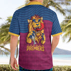 Brisbane Lions Back-to-Back Premiers Hawaiian Shirt