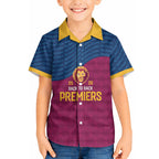 Brisbane Lions Back-to-Back Premiers Hawaiian Shirt