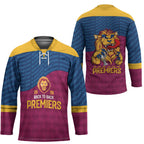 Brisbane Lions Back-to-Back Premiers Hockey Jersey