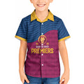 Brisbane Lions Back-to-Back Premiers Kid Hawaiian Shirt