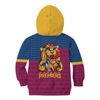 Brisbane Lions Back-to-Back Premiers Kid Hoodie