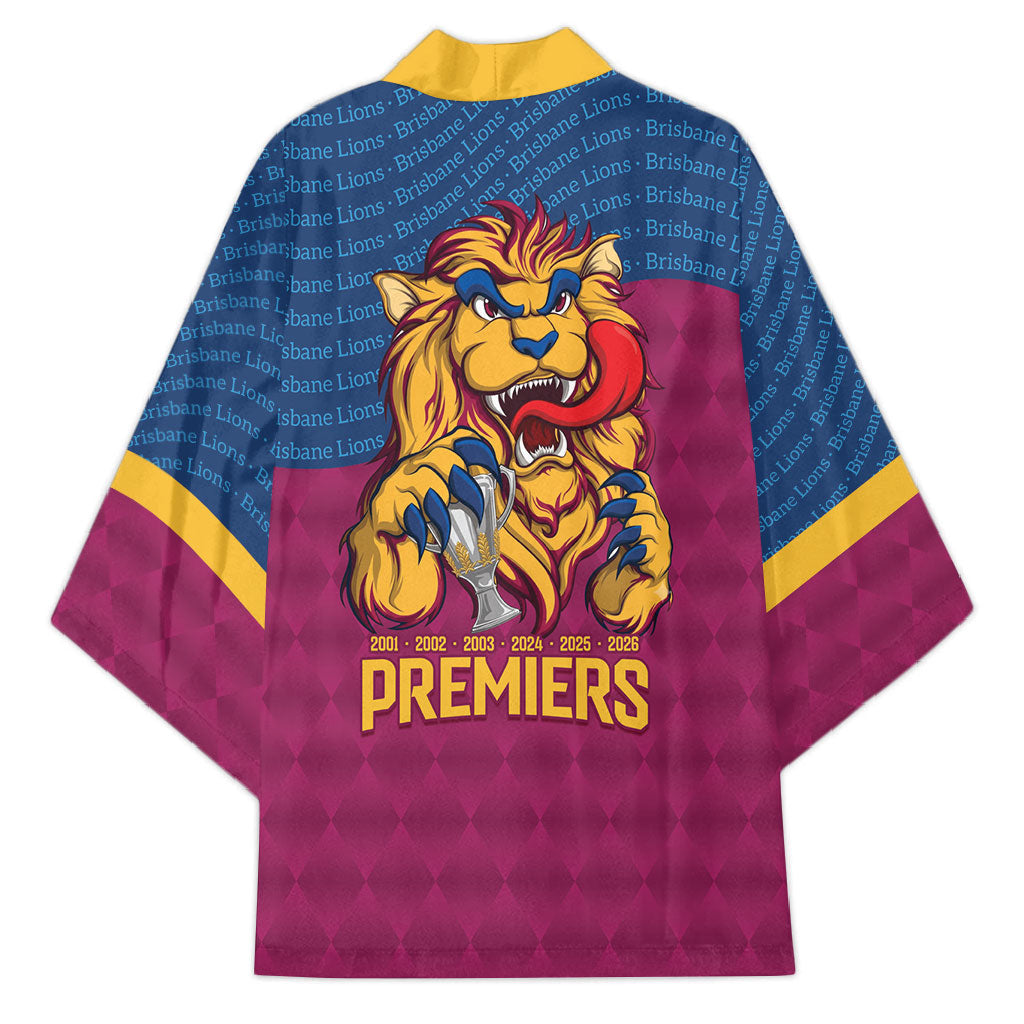 Brisbane Lions Back-to-Back Premiers Kimono