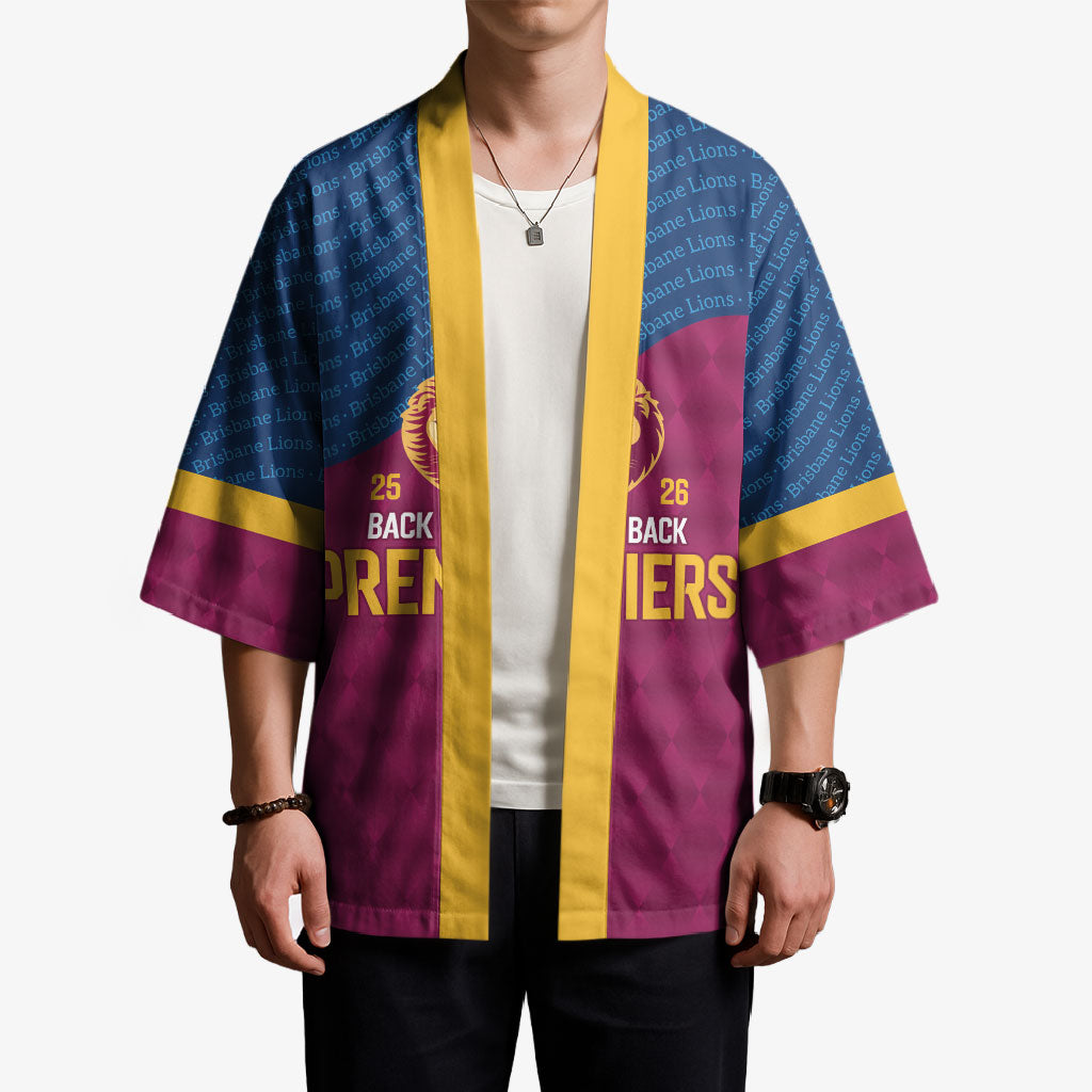 Brisbane Lions Back-to-Back Premiers Kimono