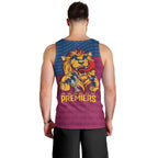 Brisbane Lions Back-to-Back Premiers Men Tank Top
