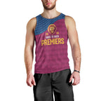 Brisbane Lions Back-to-Back Premiers Men Tank Top