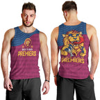 Brisbane Lions Back-to-Back Premiers Men Tank Top