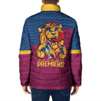 Brisbane Lions Back-to-Back Premiers Padded Jacket