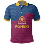 Brisbane Lions Back-to-Back Premiers Polo Shirt