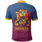 Brisbane Lions Back-to-Back Premiers Polo Shirt