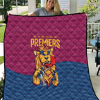 Brisbane Lions Back-to-Back Premiers Quilt