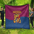 Brisbane Lions Back-to-Back Premiers Quilt